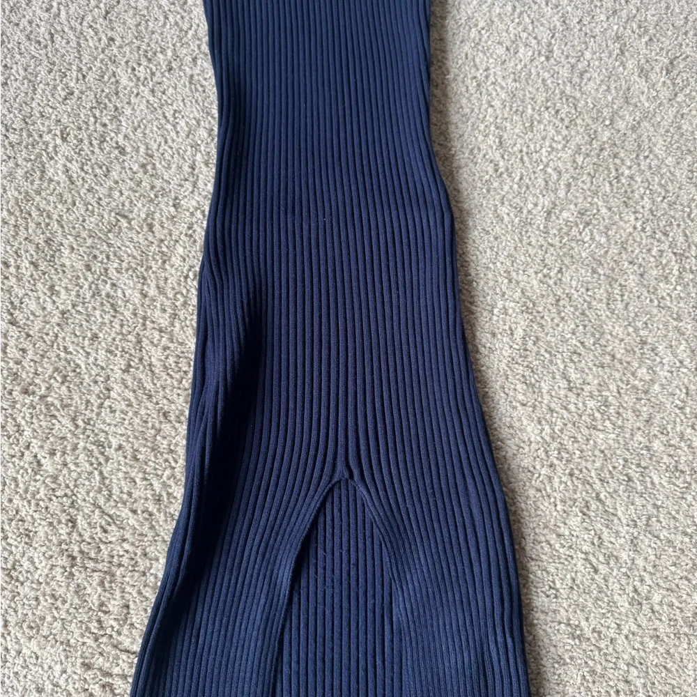 Love Tree Knit Navy Dress - Picture 2 of 4